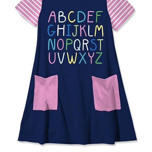 SUNSHINE SWING GIRL'S ALPHABET DRESS SIZE 4 - Picture 3 of 3